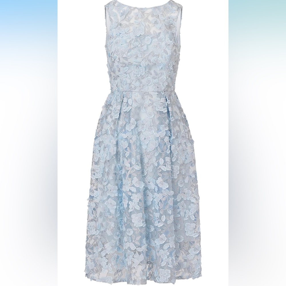 Adrianna Papell dress size 8 baby blue